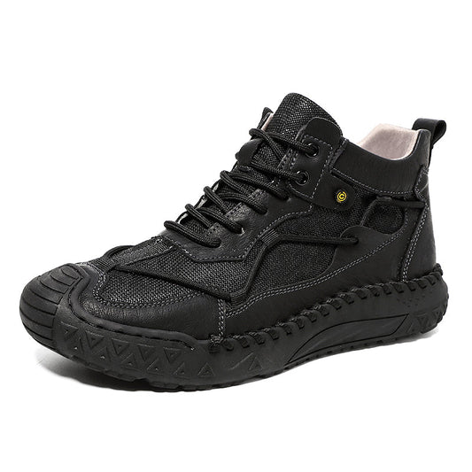 Men’s Sneakers – Trail Running, Walking & Hiking Shoes | Breathable, Anti-Slip, Puncture-Proof, Wide Toe Box, Ankle Support