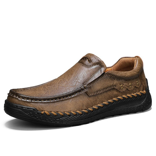 Men's Handcrafted Slippers – Non-Slip and Shock-Absorbing Sole