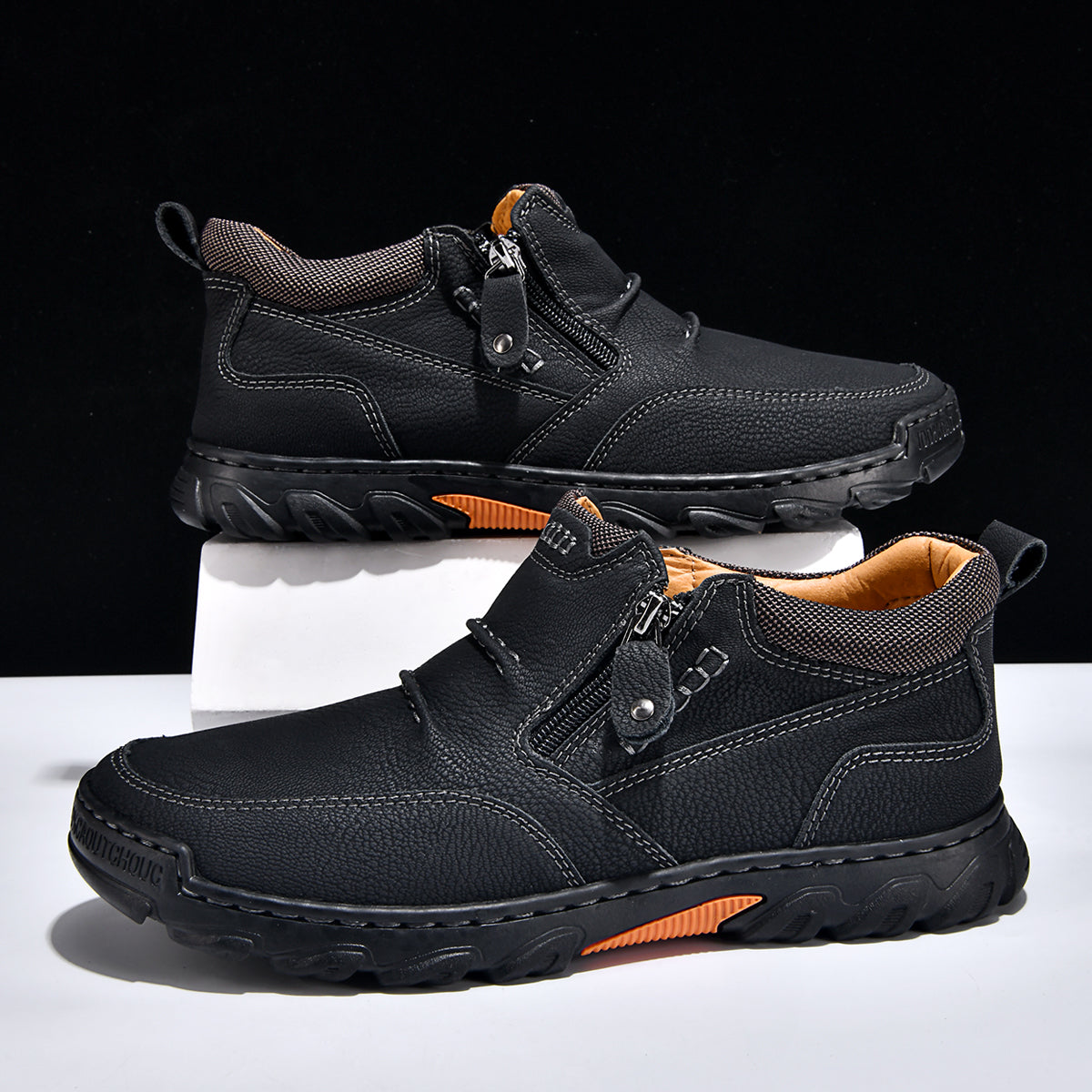 Men's Everyday Leather Ankle Boots Built for Comfort, Stability & Long Wear
