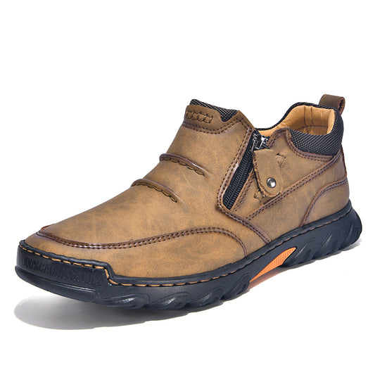 Men's Everyday Leather Ankle Boots Built for Comfort, Stability & Long Wear