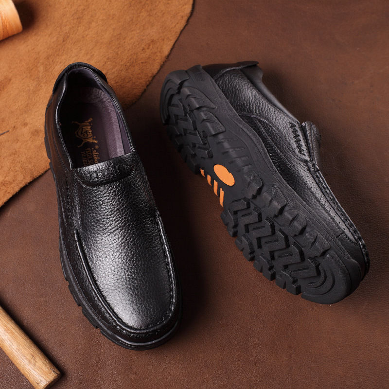 Men's Fashion Waterproof Durable Genuine Leather Shoes
