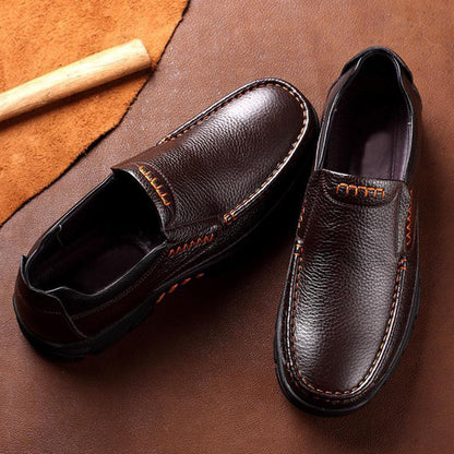 Men's Fashion Waterproof Durable Genuine Leather Shoes