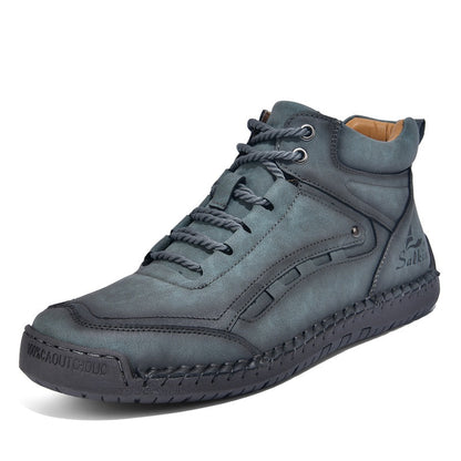 ⏰Limited-Time 70% OFF –Men’s Orthopedic Leather Work Boots – Pain Relief, Waterproof, Non-Slip, Arch & Ankle Support