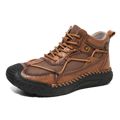 Men’s Sneakers – Trail Running, Walking & Hiking Shoes | Breathable, Anti-Slip, Puncture-Proof, Wide Toe Box, Ankle Support