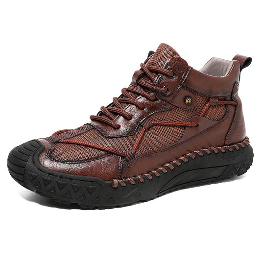 Men’s Sneakers – Trail Running, Walking & Hiking Shoes | Breathable, Anti-Slip, Puncture-Proof, Wide Toe Box, Ankle Support