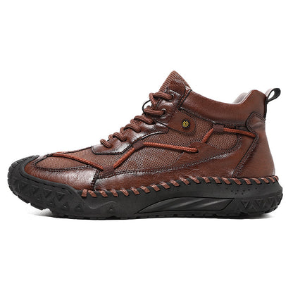 Men’s Sneakers – Trail Running, Walking & Hiking Shoes | Breathable, Anti-Slip, Puncture-Proof, Wide Toe Box, Ankle Support