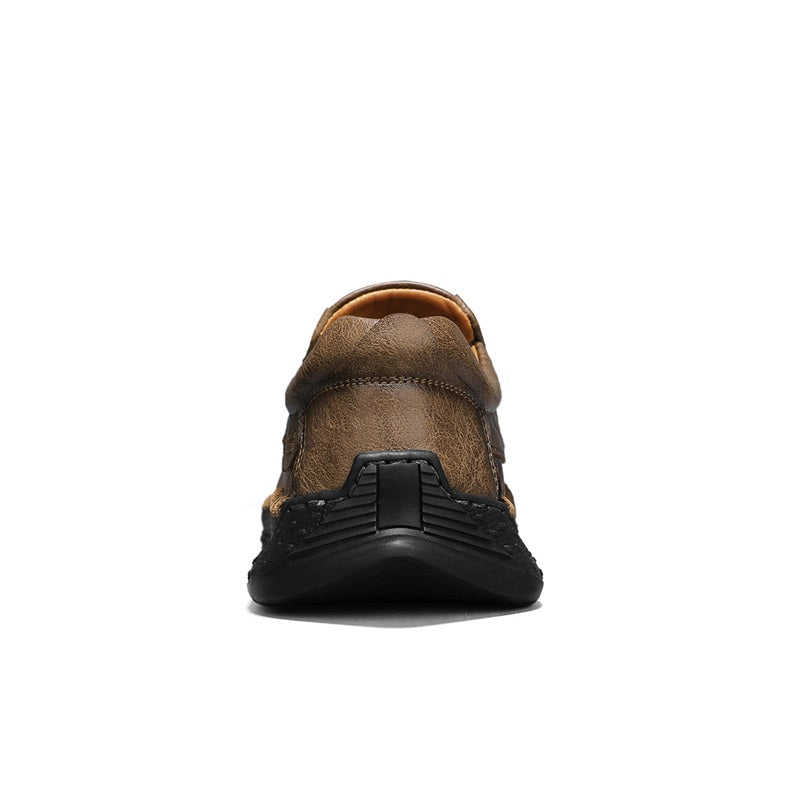 Men's Handcrafted Slippers – Non-Slip and Shock-Absorbing Sole
