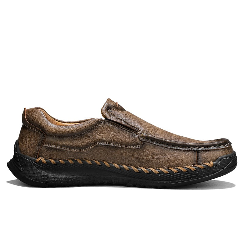 Men's Handcrafted Slippers – Non-Slip and Shock-Absorbing Sole