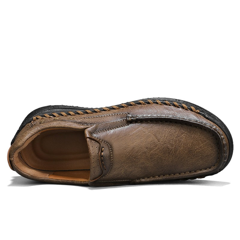 Men's Handcrafted Slippers – Non-Slip and Shock-Absorbing Sole