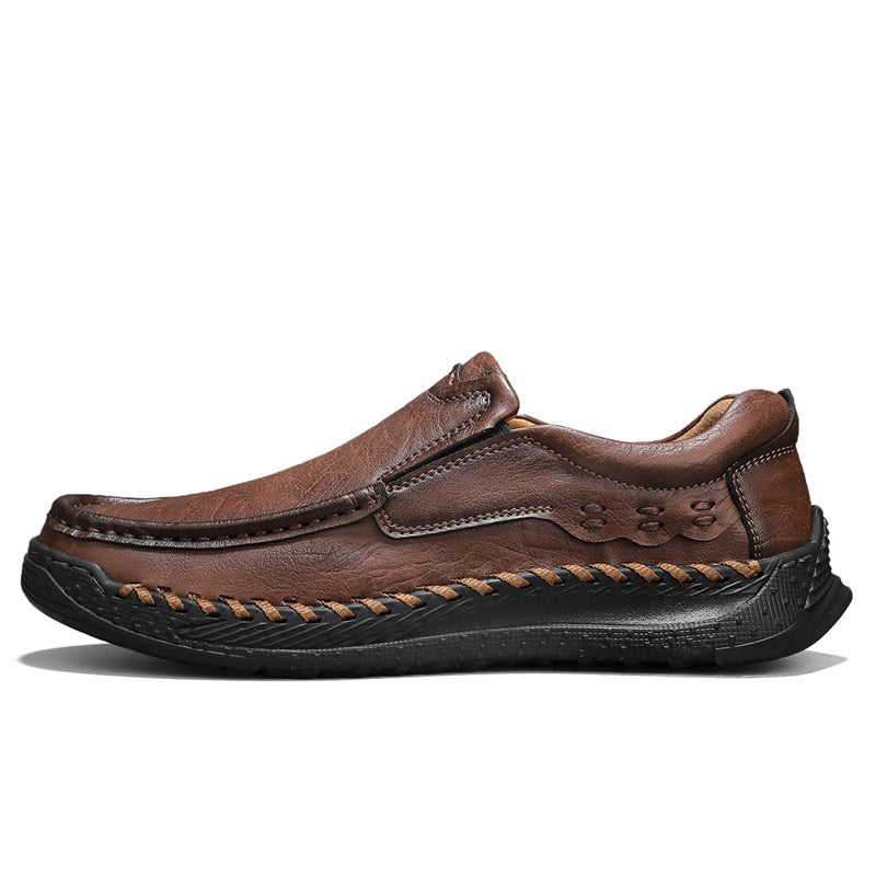 Men's Handcrafted Slippers – Non-Slip and Shock-Absorbing Sole