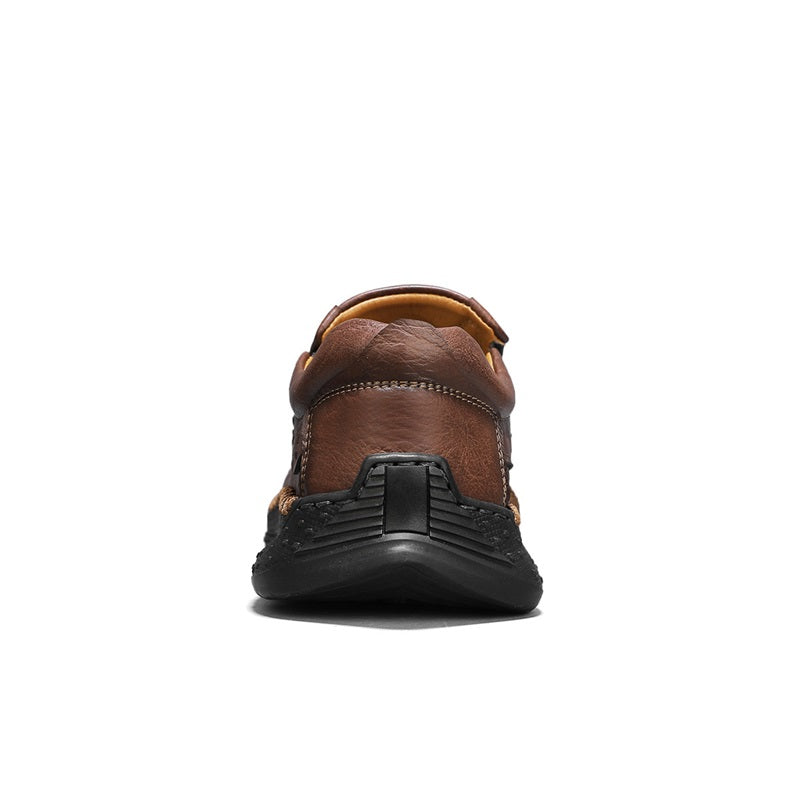 Men's Handcrafted Slippers – Non-Slip and Shock-Absorbing Sole