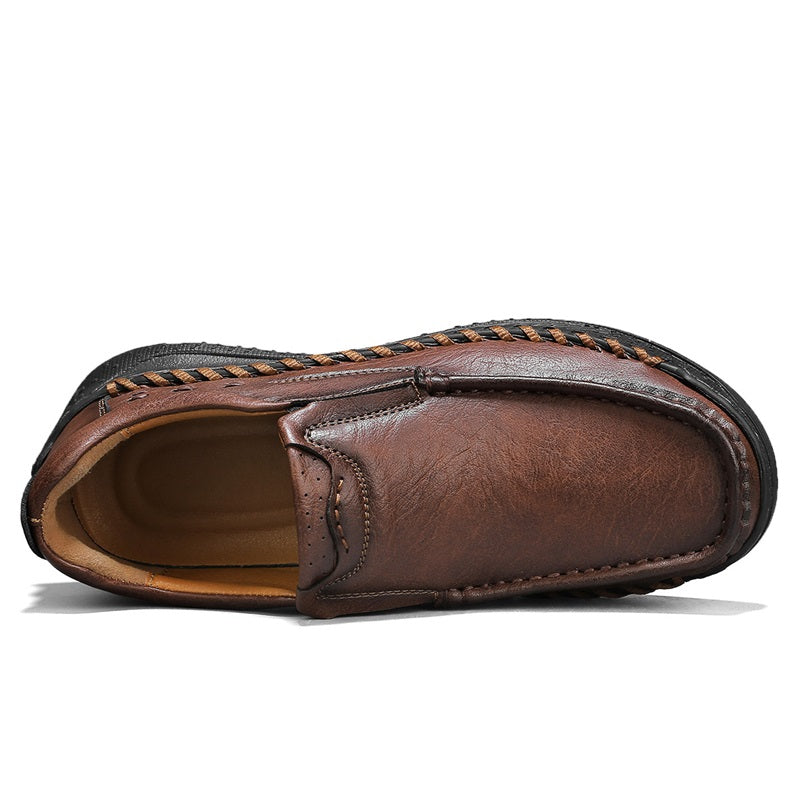 Men's Handcrafted Slippers – Non-Slip and Shock-Absorbing Sole