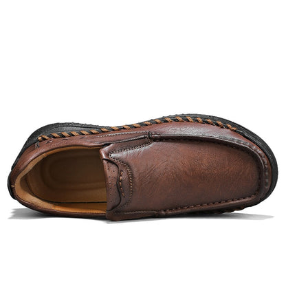 Men's Handcrafted Slippers – Non-Slip and Shock-Absorbing Sole