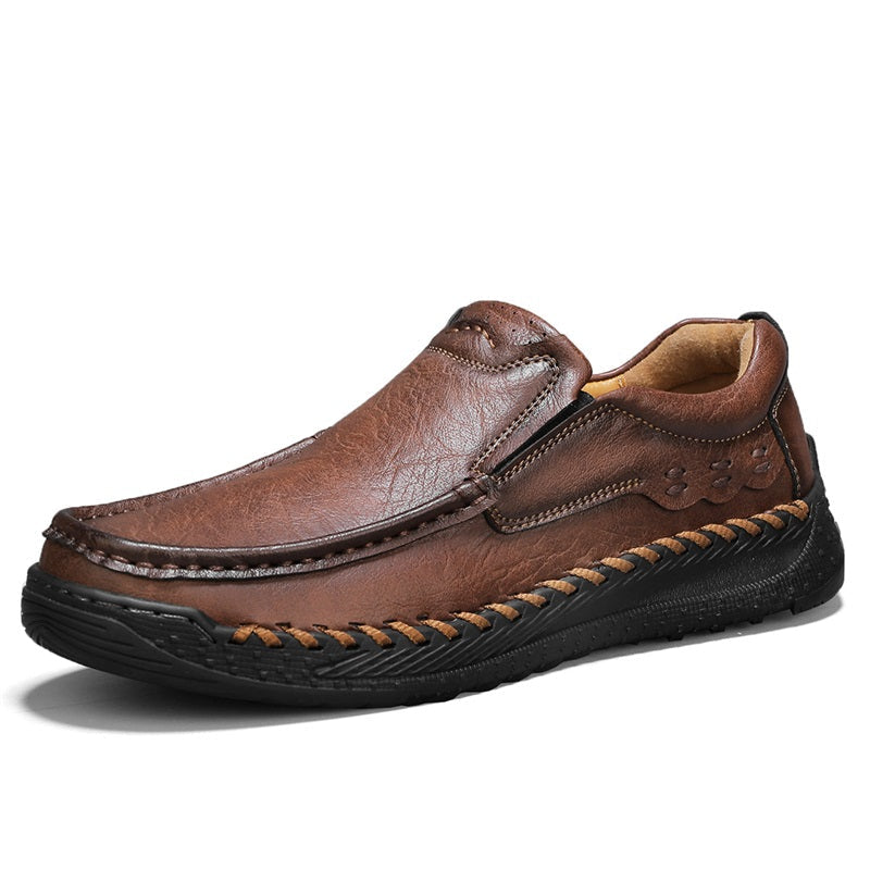 Men's Handcrafted Slippers – Non-Slip and Shock-Absorbing Sole