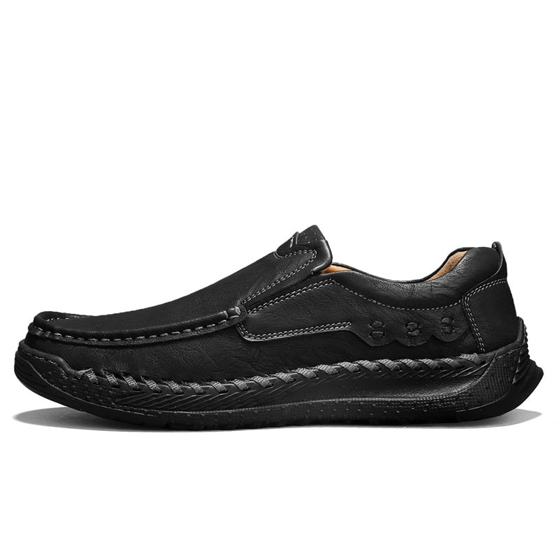Men's Handcrafted Slippers – Non-Slip and Shock-Absorbing Sole