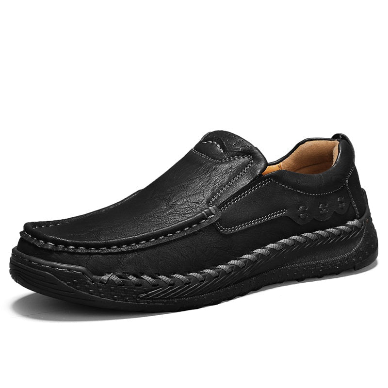 Men's Handcrafted Slippers – Non-Slip and Shock-Absorbing Sole
