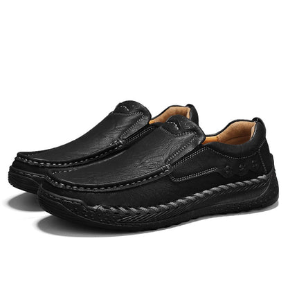Men's Handcrafted Slippers – Non-Slip and Shock-Absorbing Sole