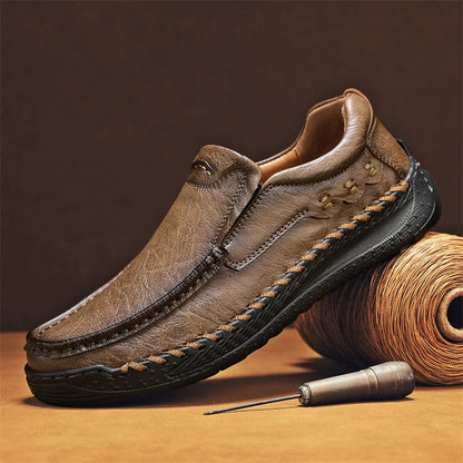 Men's Handcrafted Slippers – Non-Slip and Shock-Absorbing Sole