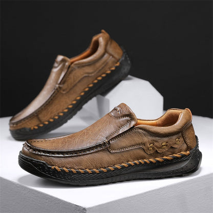 Men's Handcrafted Slippers – Non-Slip and Shock-Absorbing Sole