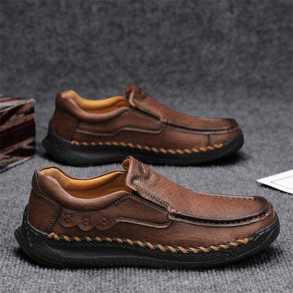Men's Handcrafted Slippers – Non-Slip and Shock-Absorbing Sole