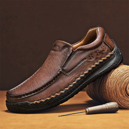 Men's Handcrafted Slippers – Non-Slip and Shock-Absorbing Sole