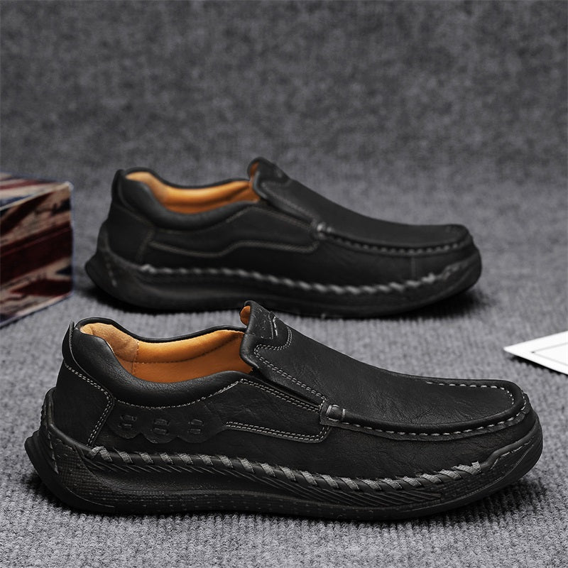 Men's Handcrafted Slippers – Non-Slip and Shock-Absorbing Sole
