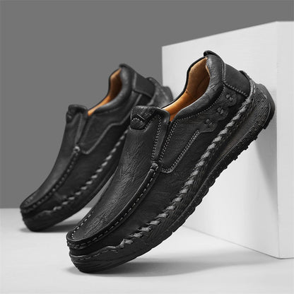 Men's Handcrafted Slippers – Non-Slip and Shock-Absorbing Sole