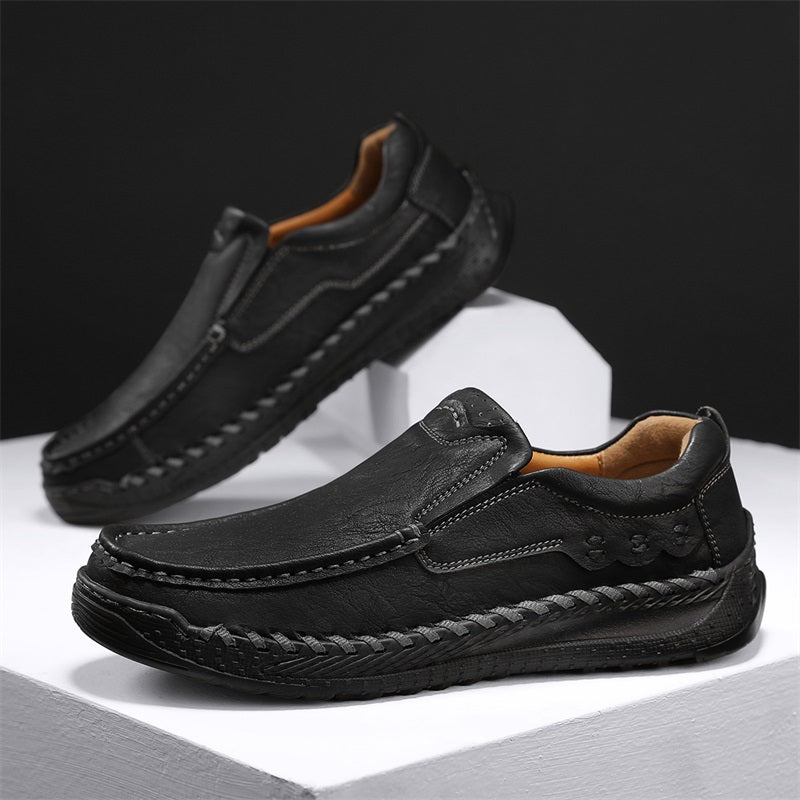Men's Handcrafted Slippers – Non-Slip and Shock-Absorbing Sole