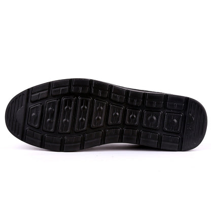 Men's Premium Leather Breathable Lightweight  Slip-On Orthopedic Walking Shoes