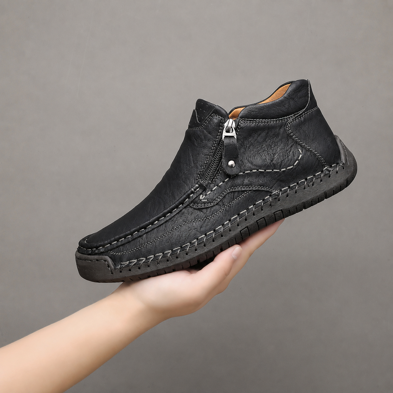 Men's All-Day Comfort Boots with Built-In Arch Support, Pressure Relief & Spacious Toe Box