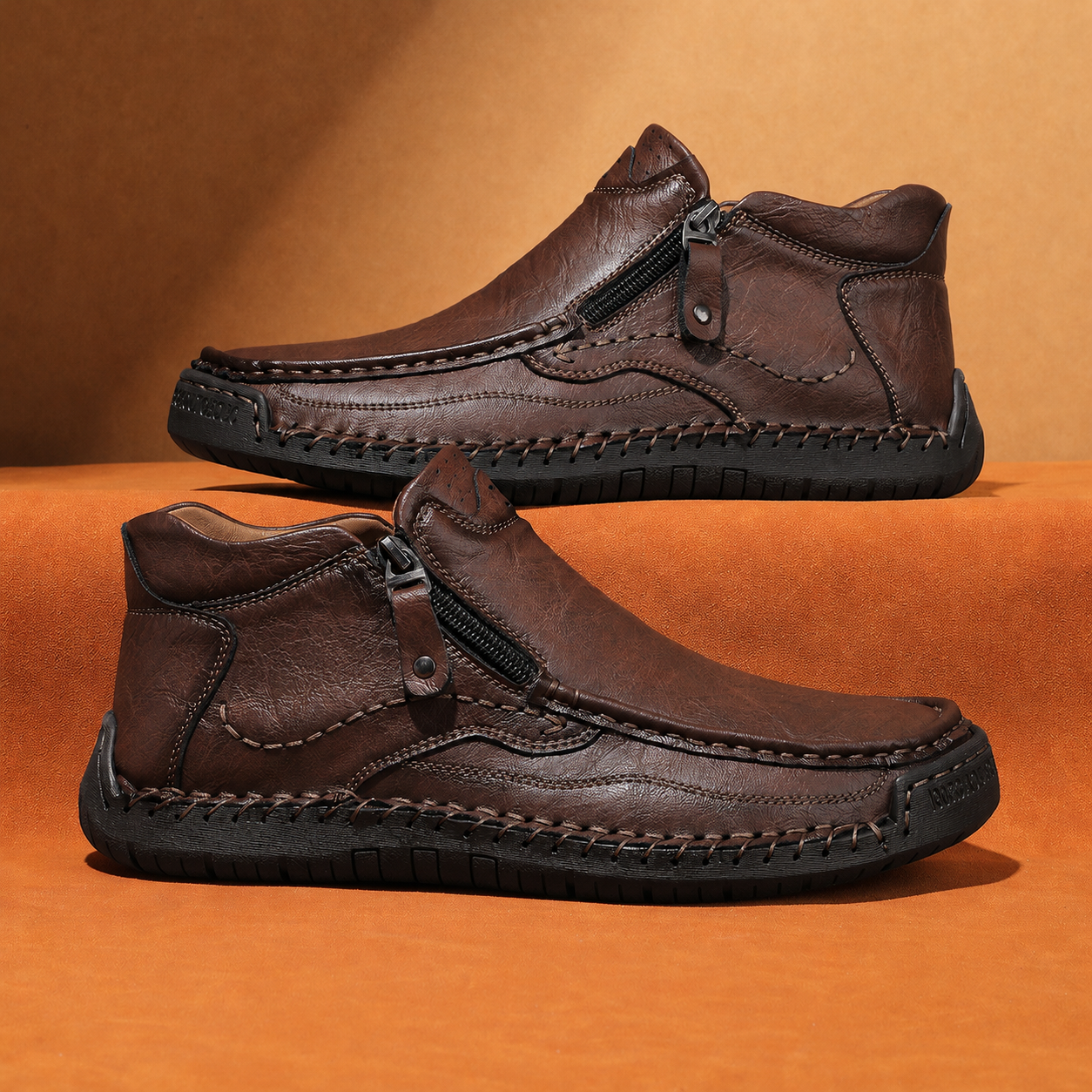 Men's All-Day Comfort Boots with Built-In Arch Support, Pressure Relief & Spacious Toe Box