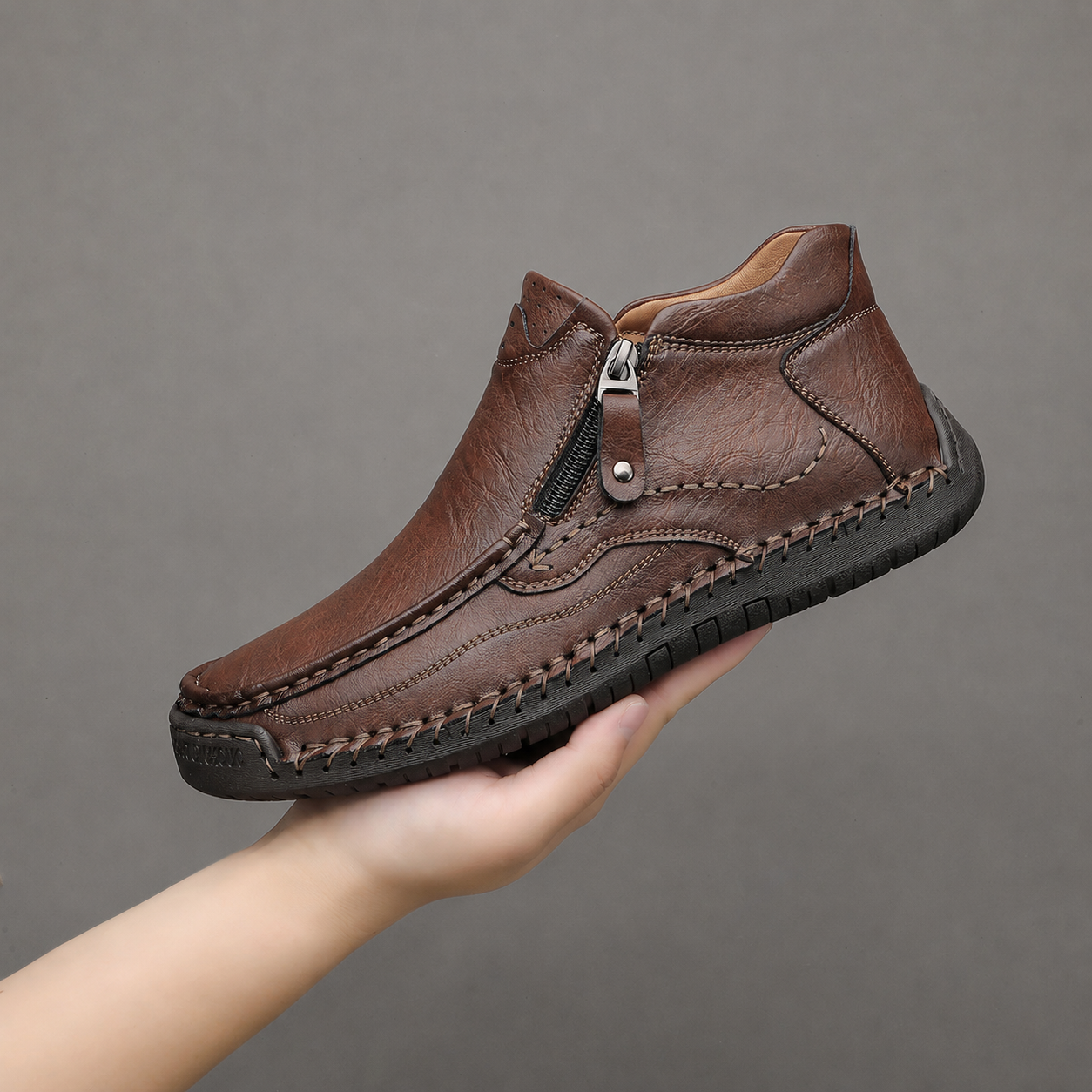 Men's All-Day Comfort Boots with Built-In Arch Support, Pressure Relief & Spacious Toe Box