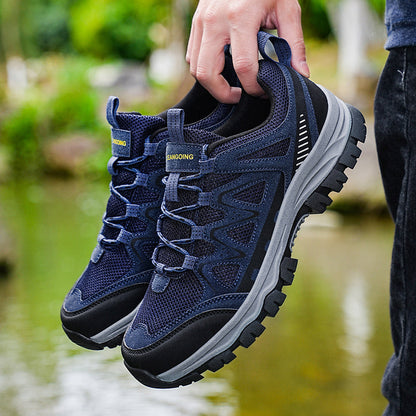 Men’s Athletic Work Shoes – Arch Support, Wide Toe Box, Breathable, Lightweight, Non-Slip, Built for Hiking & Outdoor Use