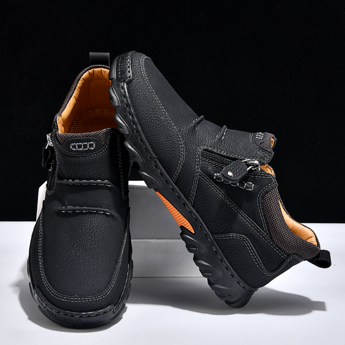 Men's Everyday Leather Ankle Boots Built for Comfort, Stability & Long Wear