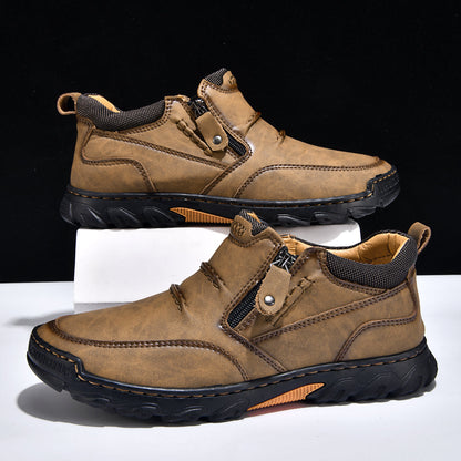 Men's Everyday Leather Ankle Boots Built for Comfort, Stability & Long Wear