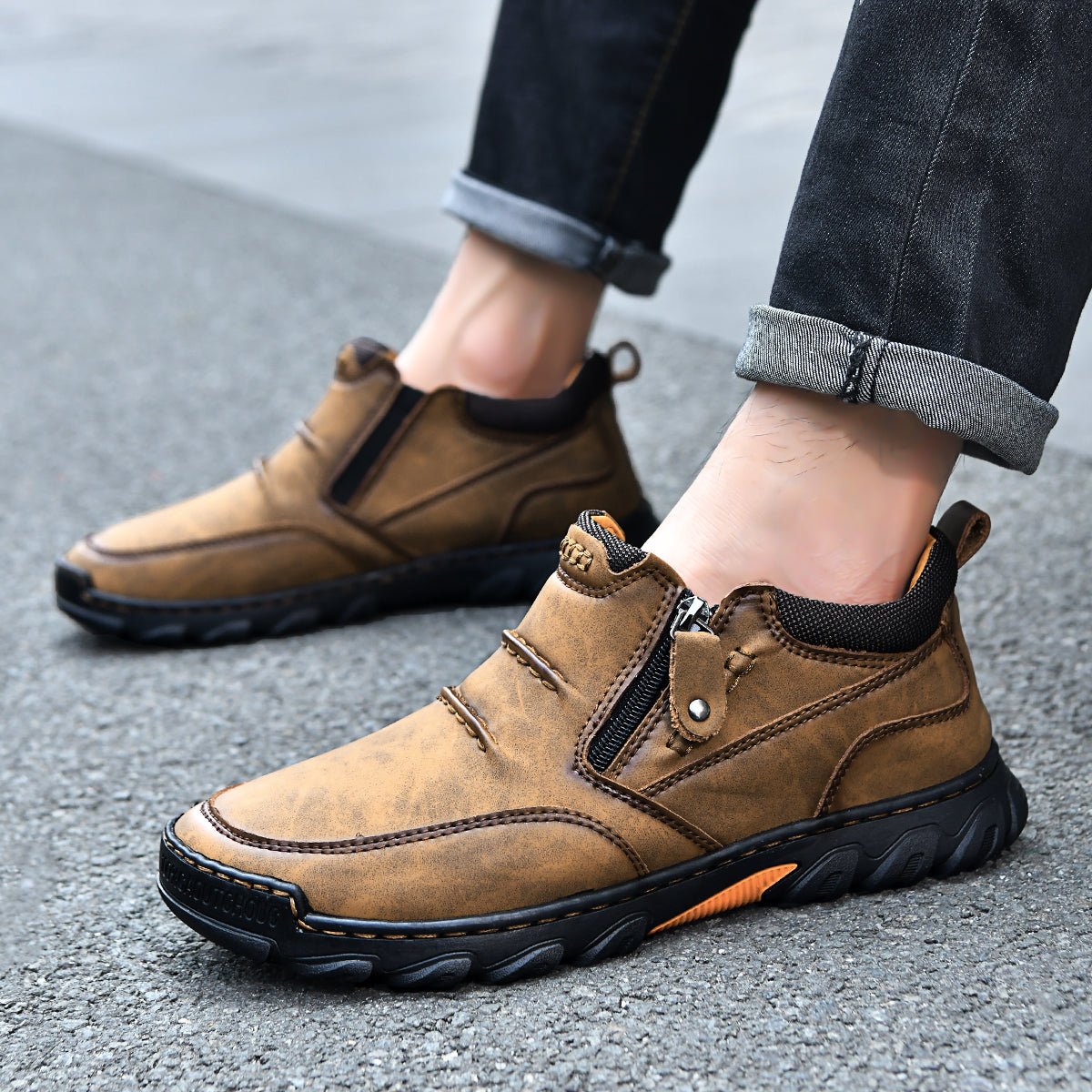 Men's Everyday Leather Ankle Boots Built for Comfort, Stability & Long Wear