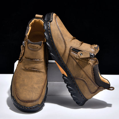 Men's Everyday Leather Ankle Boots Built for Comfort, Stability & Long Wear