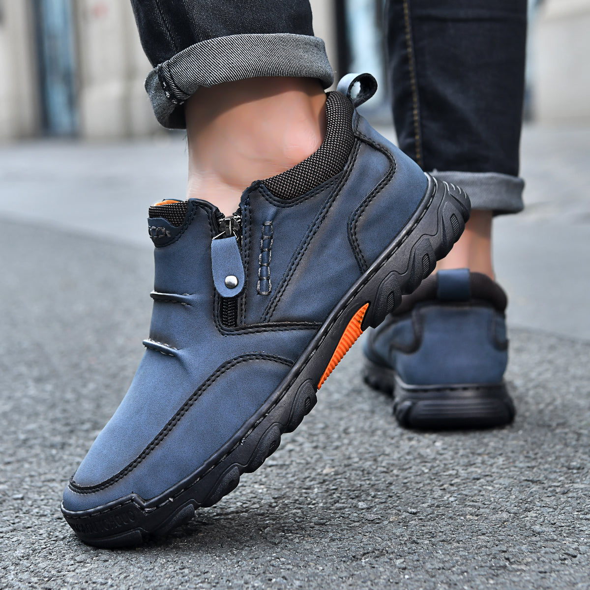 Men's Everyday Leather Ankle Boots Built for Comfort, Stability & Long Wear